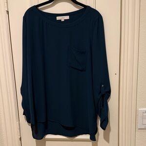 LOFT Deep Blue Women's Blouse